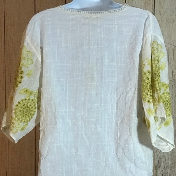 🌞 New Tie Front Top, Large - Picture 2 of 5